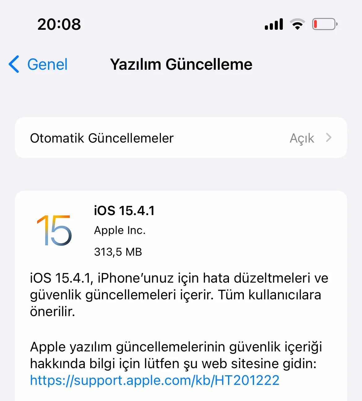 iOS 15.4.1 güncellemesi çıktı: Neler değişti?